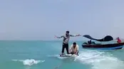 موج سواری ایرانی‌ها با پهپاد لوکاس آمریکایی در خلیج فارس!