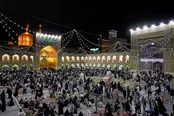 عکس: چراغانی صحن و سرای حرم امام رضا (ع) خاموش شد