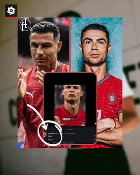 واکنش جالب رونالدو به یک پست اینستاگرامی + عکس