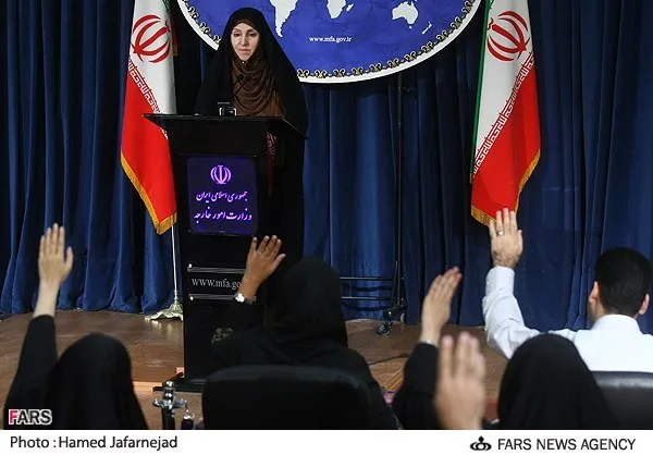 نشست خبری مرضیه افخم سخنگوی وزارت امور خارجه ایران