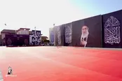 عکس: محل قرار گرفتن پیکر امام شهید در فرودگاه نجف