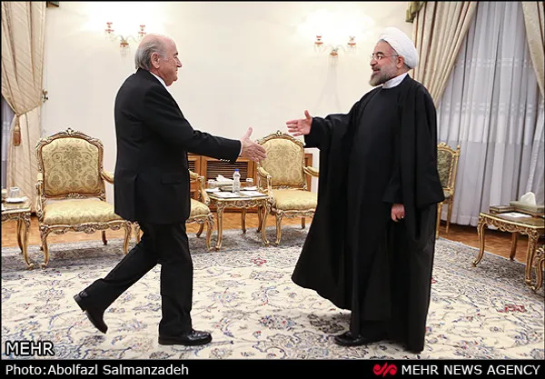دیدار سپ بلاتر با رییس جمهوری عصر روز چهارشنبه