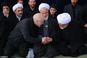تصویری از قالیباف و آیت‌الله مروی در مصلی تهران