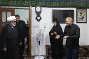 عکس: دیدار تولیت آستان قدس رضوی با خانواده‌های شهدای مدافع حرم