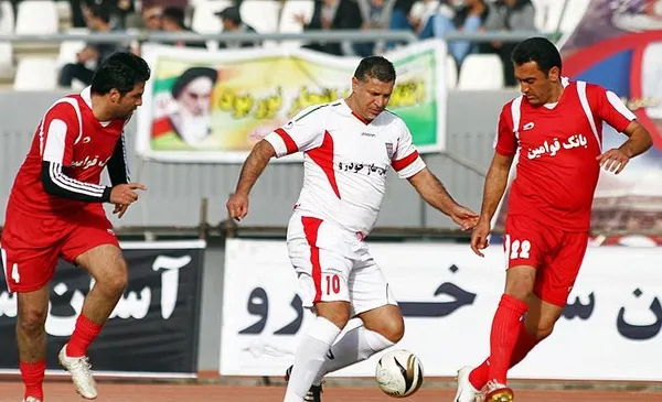 دیدار دوستانه منتخب ستارگان فوتبال و منتخب کرمانشاه./ISCA
