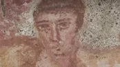 نقاشی دیواری 1700 ساله از عیسی مسیح