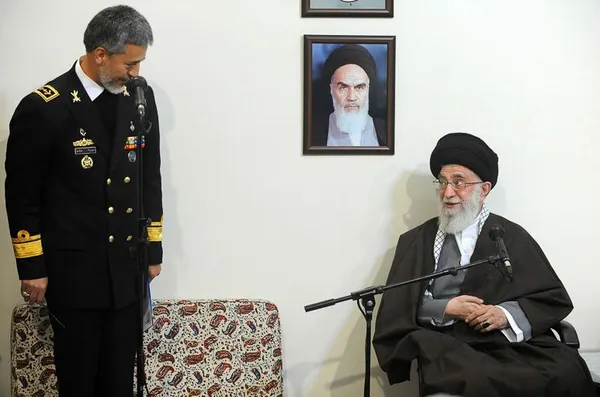 دیدار مسئولان و فرماندهان نیروی دریایی ارتش با مقام معظم رهبری در روز یکشنبه./Leader O.W
