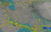 عکس: آخرین وضعیت آسمان پاکستان پس از حمله هند