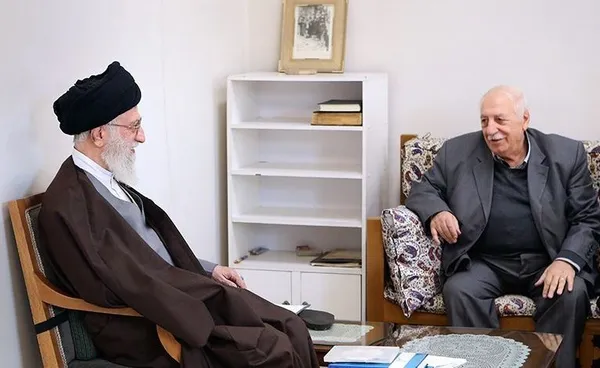 دیدار احمد جبرئیل&zwnj;، دبیرکل&zwnj; جبهه&zwnj; خلق&zwnj; فلسطین&zwnj; با مقام معظم رهبری./TASNIM

