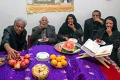عکس: «شب‌چلّه» خانواده ایرانی