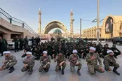 تصویر دیدنی از مراسم وداع با رهبر شهید انقلاب