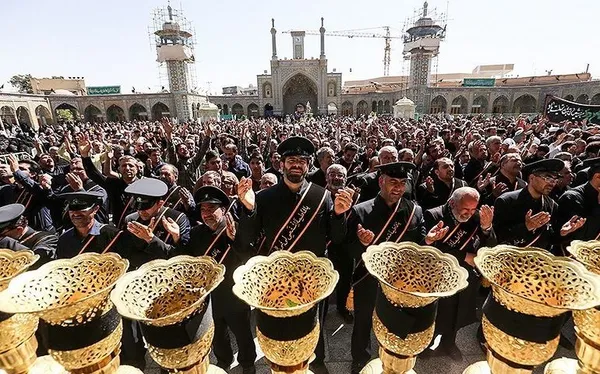 مراسم عزاداری شهادت امام جواد (ع) -قم./TASNIM
